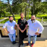 Les chefs Mohamed Veroo, David Le Comte et Nicolas Isnard