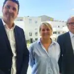 Franck Attali, directeur régional de Nexity, Béatrice Gaulard, directrice générale d’Habellis et Pierre Pribetich, 1er vice-président de Dijon Métropole