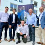 Les associés d'Edensy, promoteur immobilier, Christian Thomas, Cyrille Thomas, Marc Guillot et Jean-Marc Thevenot