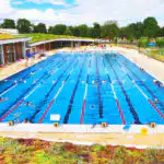 Bassin extérieur de la Piscine du Carrousel à Dijon