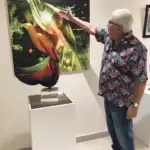 L'artiste et sculpteur Michel Couqueberg