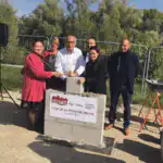 La pose de la première pierre « Les Quais 1 » au quartier de la Fontaine d’Ouche
