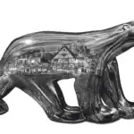 L'œuvre « Pompon Bareuzai » de Skima réhaussée à la main