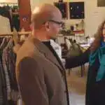 Claire Maillard, gérante du dépôt-vente le Dressing Infidèle à Dijon