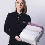 Christelle, gérante de la société Lorganitude