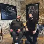 Le chef étoilé Nicolas Isnard et l'artiste Skima
