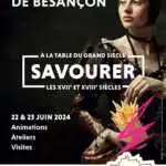 L'affiche du Week-end Grand siècle organisé à la Citadelle de Besançon