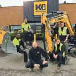 L’équipe de Kiloutou de l’agence de Chenôve autour du responsable Boris Fargeas