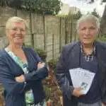 Le président Jean-Claude Sgro et la secrétaire générale Isabelle Rochais de l'association Les Amis de Dante Alighieri