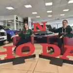 Chloé Conan et Paul Wisser ont intégré en alternance l’équipe commerciale de Honda