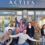 L'équipe de l'agence Actifs Immobilier