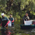 Les pêches électriques réalisées par les agents de la Fédération de Pêche ont pour but d'évaluer la qualité du milieu aquatique