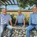 Bernard Sautereau, premier adjoint, délégué à l’urbanisme et aux travaux, Laurent Gobet, maire de Fénay et Florian Boillaut, adjoint délégué à la communication, aux fêtes et cérémonies