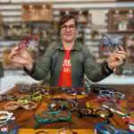 Aude Bourguignon, opticienne optométriste et gérante de Lunettes & Binocles