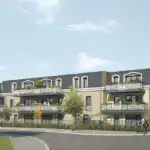 La résidence Villa Carlotta, développée par Ferraroli Promotion à Bretenière, propose 17 logements à proximité du canal de Bourgogne