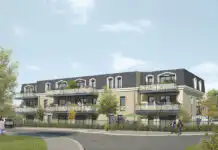 La résidence Villa Carlotta, développée par Ferraroli Promotion à Bretenière, propose 17 logements à proximité du canal de Bourgogne