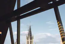 Vue imprenable depuis le rooftop de Pica Pica, au cœur de Dijon