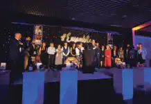 Un grand nombre de convives était réuni pour la 11e édition du Dîner de Charité du CGFL