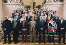 La nouvelle équipe municipale autour de la maire Nathalie Koenders