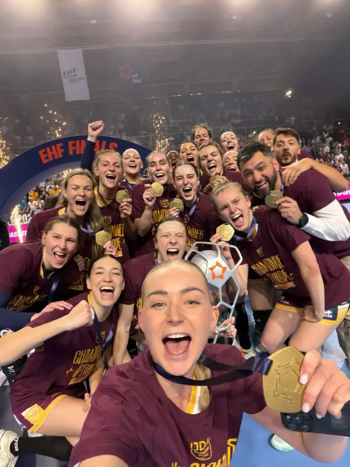 jda-dijon-handball Explosion de joie pour la JDA Dijon Handball après un sacre historique en Ligue européenne féminine