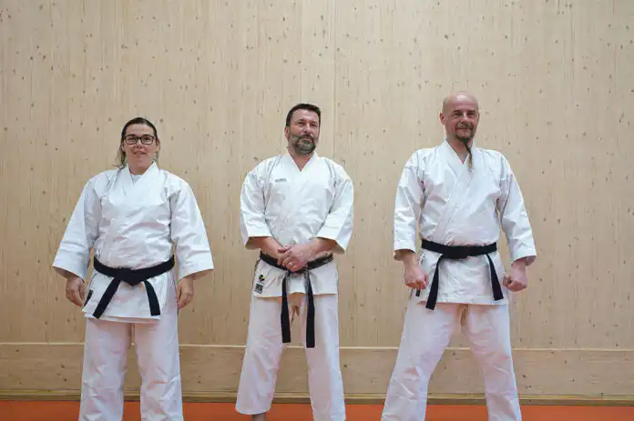 Karate-Club Prescilla, Franck et Frédéric, les trois fondateurs du Kazoku Karaté Club, unis par la même passion du karaté et de la transmission