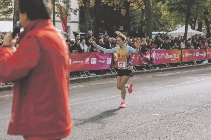 Melanie-Balson 42,195 kilomètres au bout de l'effort : Mélanie Balson s'est imposée sur le marathon des Grands Crus